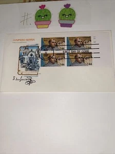 #C116 44c Junipero Serra - ArtCraft FDC USPS Blk 4 - Picture 1 of 4