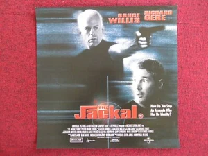 THE JACKAL VHS VIDEO POSTER BRUCE WILLIS RICHARD GERE 1997 - Picture 1 of 7