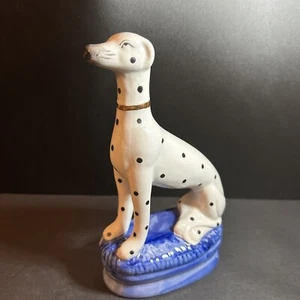 Fitz and Floyd Vintage Staffordshire Style Dalmatian Dog Bookend Figurine - Picture 1 of 6