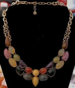 Vintage LOFT Statement Necklace By Anne Taylor  - Picture 1 of 4
