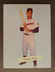 1961 Felipe Alou BRAVES Tracard No. 52 BATTING VINTAGE TPHLC VG condition tract - Picture 1 of 4