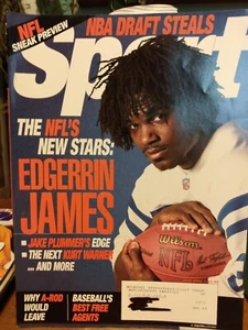 SPORT Magazine, JULY 2000, EDGERRIN JAMES Cover, JAKE PLUMMER, A-ROD, NBA DRAFT! - Picture 1 of 1