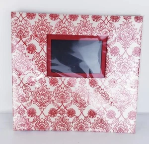 Scrapbook Red & White 12 x 12 Picture Memory Album - Picture 1 of 6