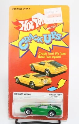 HOT WHEELS CRACK-UPS SMASH HIT, GRÜN MIT GELBEN & GRÜNEN TAMPOS - Bild 1 von 4
