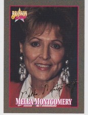 1992 BRANSON ON STAGE GOLD SIGNATURE TRADING CARD MELBA MONTGOMERY #39 4340/7500