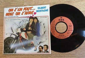 SP 45 Touren BOF On s'en fug nous on s'aime Gilbert Montagné Galabru Cowl 1982 - Bild 1 von 2