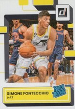 2022-23 chronicles basketball donruss simone fontecchio rated rookie #198