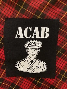 A CAB Cop DIY Patch- Punk Crust Black Flag Leftover Crack Oi - Picture 1 of 1