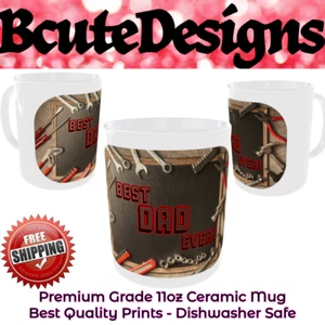 MIGLIOR PAPÀ DI SEMPRE FESTA DEL PAPÀ TAZZA CERAMICA STRUMENTI TUTTOFARE FIX IT NOVITÀ REGALO - Foto 1 di 2