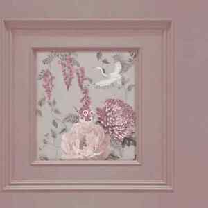 Belgravia Corinthia Wood Panel Matte Wallpaper Pink 245
