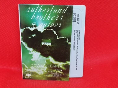  The Sutherland Brothers & Quiver - Down To Earth (1977) Cassette RARE  (VG+) - Image 1 of 2