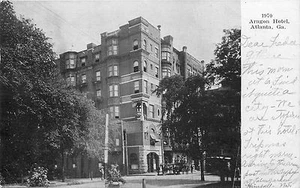 ATLANTA GA ARAGON HOTEL 1906 P/C - Picture 1 of 2