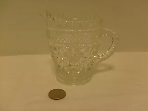 Wexford Crystal Cream Pitcher Anchor Hocking, Vintage USA made - Picture 1 of 1