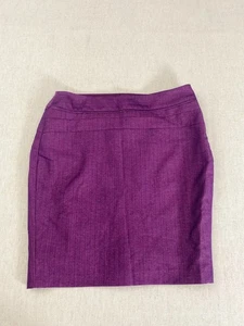 The Limited Rock Damen Größe 10 Lila Bleistift Gefüttert Büro Karriere Kleidung - Bild 1 von 8