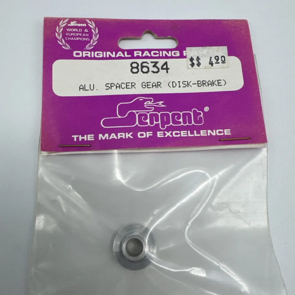 Vintage Serpent IMPACT 10 RC Aluminum Spacer Disk Brake SER 8634 - Image 1 of 1