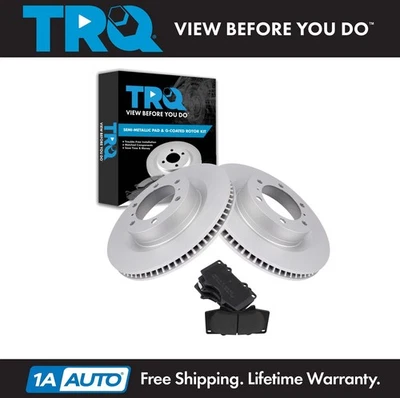 TRQ Front Brake Pad & Rotor Kit Fits 2010-2019 Lexus GX460 Toyota 4Runner - Image 1 of 4