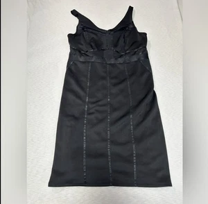 Torrid Kleid schwarz Scuba Strick ärmellos figurbetont Mini Gr. 2 Gothic Punk - Bild 1 von 5
