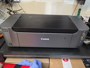 Canon PIXMA PRO-100 WiFi Inkjet Color Photo Printer (w/ Power Cable) Needs Ink - Picture 1 of 11