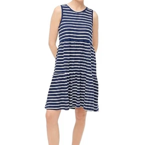 J.Crew ärmelloses gestreiftes Strick Stufen Minikleid Gr. S - Bild 1 von 10
