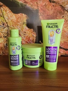 Garnier Fructis Lockenmethode 0-Pre- Shampoo 1-Shampoo + Haarmaske Set - Bild 1 von 8