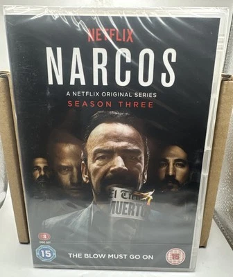 NARCOS COMPLETE SERIES 3 DVD Brand New & Sealed **FREE P&P** - Image 1 of 4