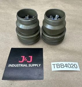 (2) NEW NO BOX SURPLUS- Amphenol 97-3106A-22-22S Straight Connector 224-#8 πΊπΈ - Picture 1 of 4