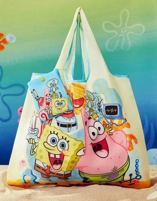 Nova Bolsa de Mão BOB ESPONJA CALÇA QUADRADA 20” PATRICK Bolsa MR CRABS Bolsa Tote GYM GARY - Imagem 1 de 4