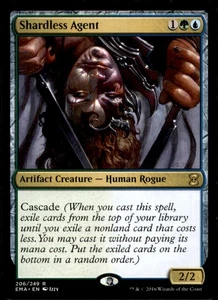 MTG - Shardless Agent Eternal Masters #206 Rare LP - Picture 1 of 2