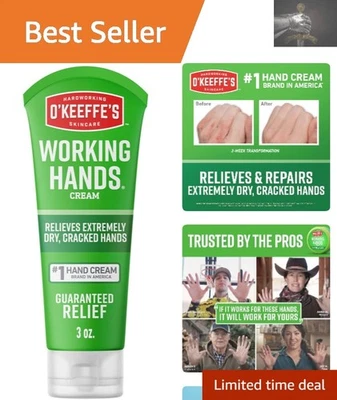 Крем для рук дорожного размера - O Keeffe's 3 унции для экстремально сухих рук - гипоаллергенный - Изображение 1 из 4
