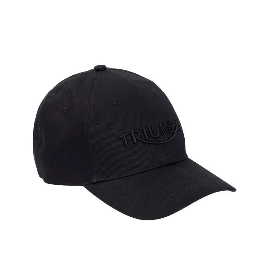 Triumph Motorcycles Mundesley Black Embroidered Black Baseball Hat - MCAS20312 - Image 1 of 1