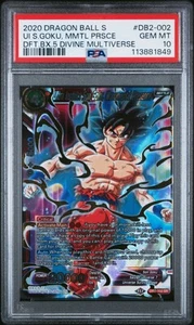 Ultra Instinct Son Goku Monumental Presence FOIL Dragon Ball Super Card PSA 10 - Picture 1 of 2