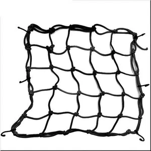 MOTORCYCLE GAS FUEL TANK STORAGE ELASTIC CARGO NET BLACK - Bild 1 von 1