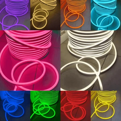 220V Flex LED Neonlicht Streifen Lichter Weihnachten Zuhause Deco Wasserdicht - Bild 1 von 4