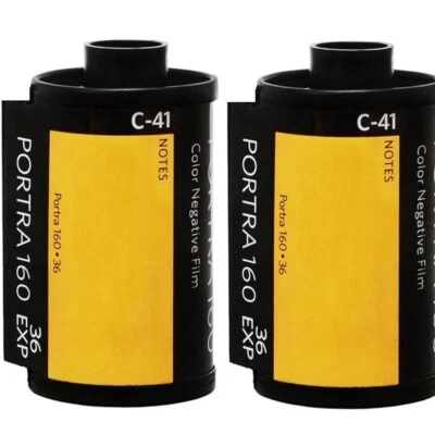 2 Rolls Kodak Professional Portra 160 36 Exp Color Negative 35mm Film - Image 1 of 3