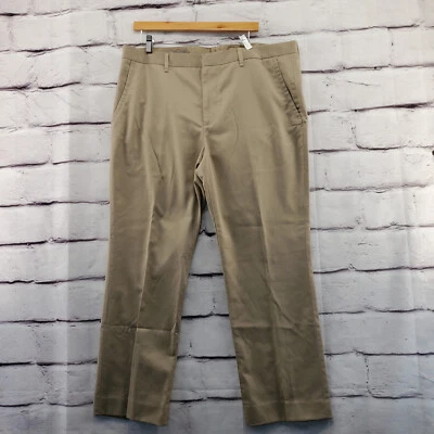 BONOBOS WEDNESDAY Dress Pants Mens 36 X 30 Zip Straight Actual 38 X 29 Tan - Изображение 1 из 4