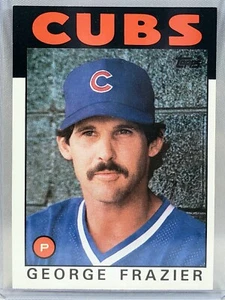 Topps GEORGE FRAZIER Card #431 | 1986 MLB Baseball | Chicago Cubs - Picture 1 of 2