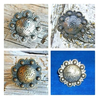 Scarf SLIDE Wild Rag Slide Western Cowboy Cowgirl Buckaroo Concho OS berry - Изображение 1 из 4