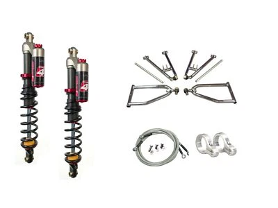Kit Amortiguadores Delanteros LSR Lone Star Sport Brazos A Elka Etapa 4 Yamaha YFZ450R Foto 1 de 3