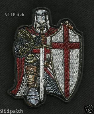 Armor of God Crusader Spartan Law Enforcement Police EMT Firefighter Patch - Image 1 of 3