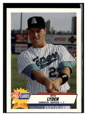 Mitch Lyden 1993 Fleer ProCards Edmonton Trappers #1139 Florida Marlins - Image 1 of 2
