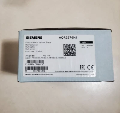 Siemens AQR2576NJ ( S55720-S210 ) CO2 - KNX PL-Link Flushmount Sensor Base - Image 1 of 2