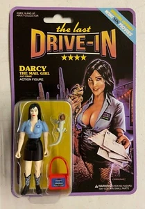 The Last Drive In mit Joe Bob Briggs Darcy the Mail Girl 3 3/4" Actionfigur MOC - Bild 1 von 3