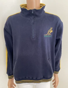 Vintage Cooper Sports XL Australian Wallabies Rugby Union Fleece Jumper Pullover - Bild 1 von 15