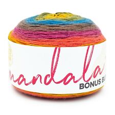 (1 Skein) Lion Brand Yarn 125-204AW Mandala Bonus Bundle Yarn, Chimera