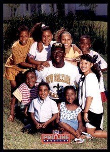 1992 PRO LINE PAT SWILLING NEW ORLEANS SAINTS #377