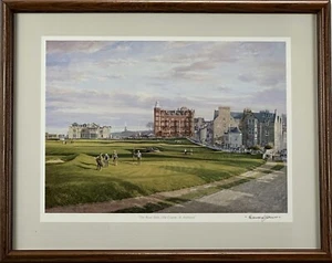 Donald Shearer The Road Hole Old Course St Andrews Print Framed Matted Signed - Picture 1 of 13