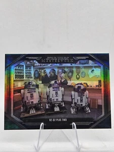 2024 Topps Star Wars Masterwork Dans Les Coulisses R2-D2 Plus Deux Réfracteurs /299 ! - Photo 1/2