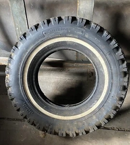 Vintage New Mansfield Snow Whitewall Snow Tire Old H78-15 NOS Rat Rod Model A - Picture 1 of 8