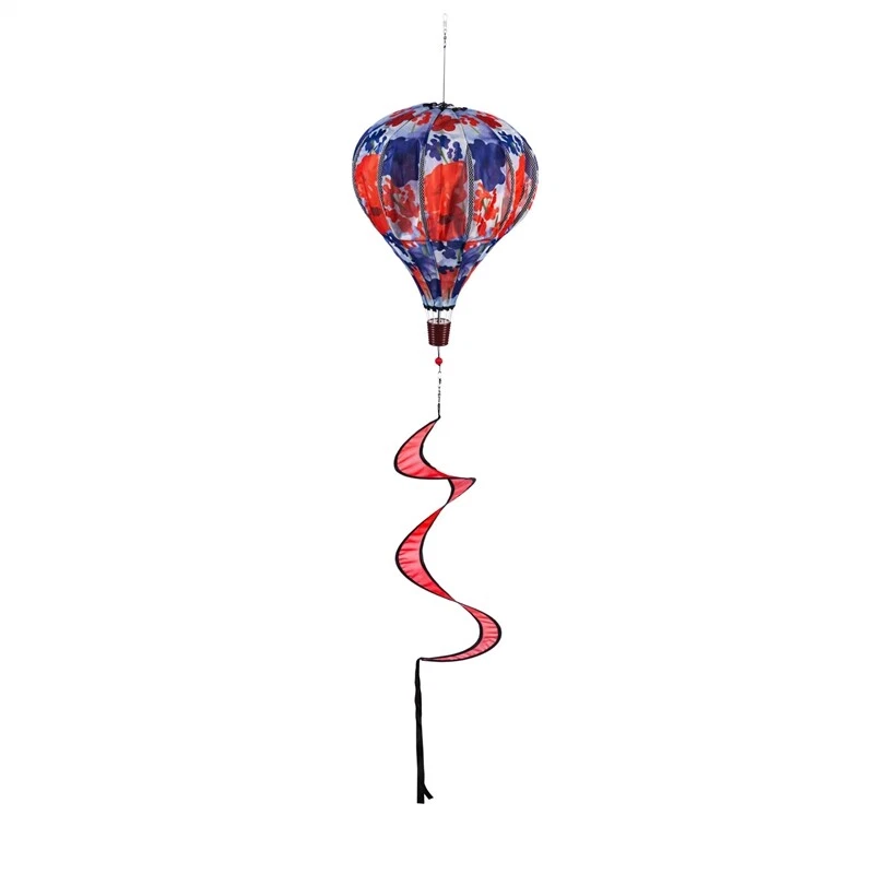 Patriotic Floral Balloon Wind Spinner!  New!  Make an Offer! - Image 1 of 1