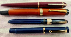 Old Fountain Pens 1) President minister 2no 2) Goel minor 1no 3)Camlin cute 1 no - Picture 1 of 23